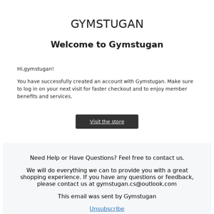 Welcome to Gymstugan