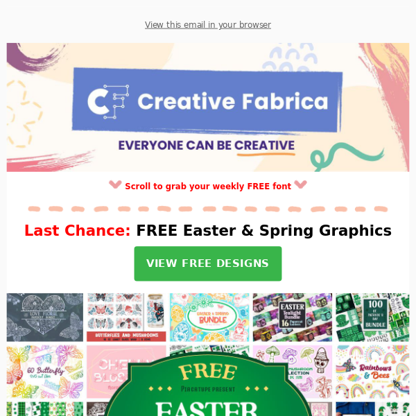 ⏰ Expiring Soon: FREE Easter-Themed Designs 🐰