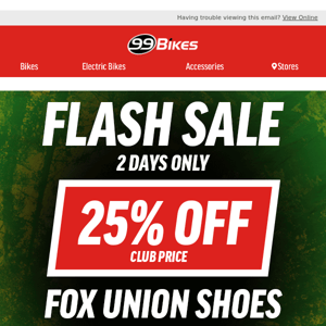 25% Off Fox Shoes 🚨 2 Days Only