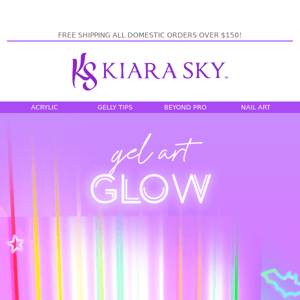 🌈NEW Gel Art GLOW Collection!🤯