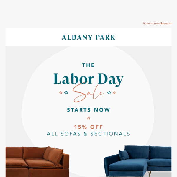 Our Labor Day Sale starts NOW