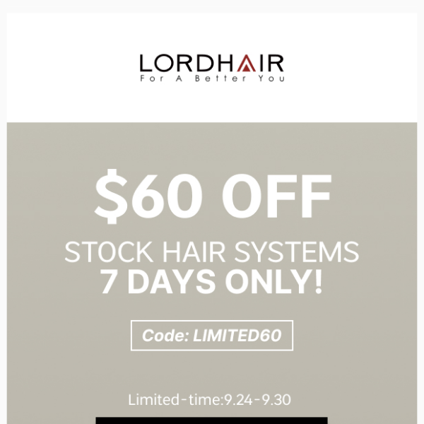 🔥Limited-time $60 Off Stock Hair Systems