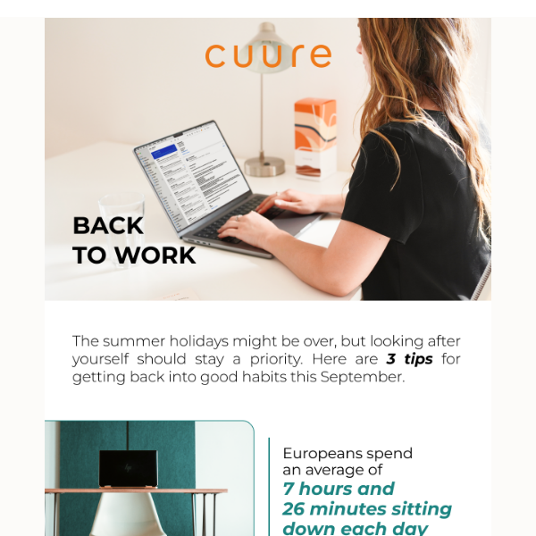 Get September off to a flying start with Cuure!