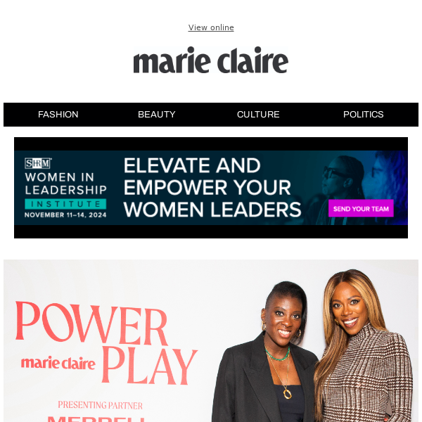 An Inside Look at Marie Claire's Exclusive Power Play Party
