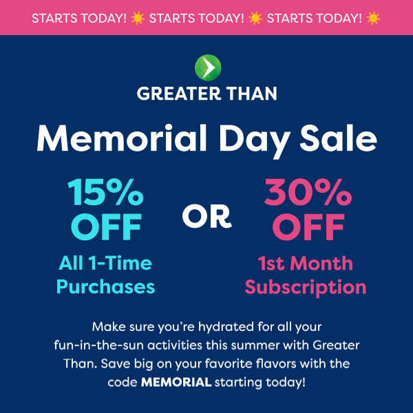Shop Our Memorial Day Sale - Up to 30% OFF!
