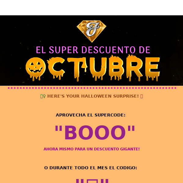 Javier The Jeweler NYC, HALLOWEEN IS HERE! 🎃 CON UN SUPER DESCUENTO 👻