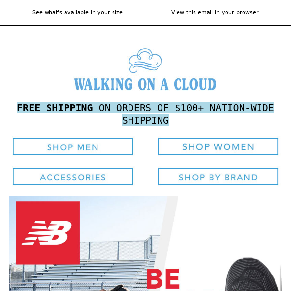 Be ready and active with New Balance!