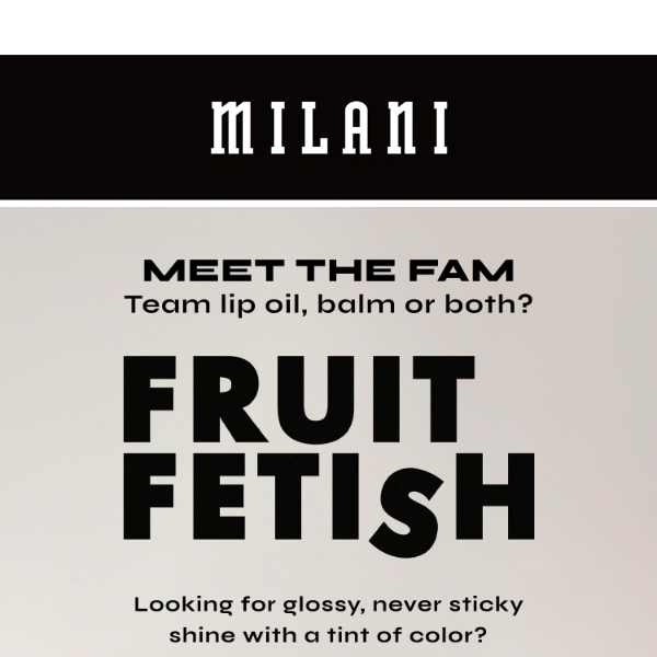 Squeeze the day: Fruit Fetish oil & balm 🍓🍒🍑