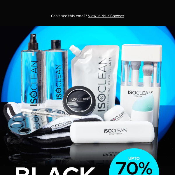 Iso Clean QUICK - Our ISOCLEAN Black Friday Deals Are Selling Fast