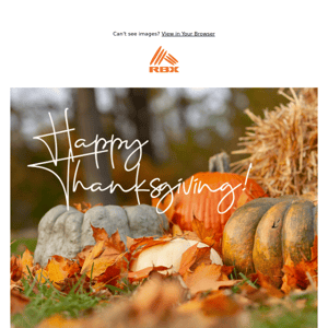 Happy Thanksgiving from RBX
