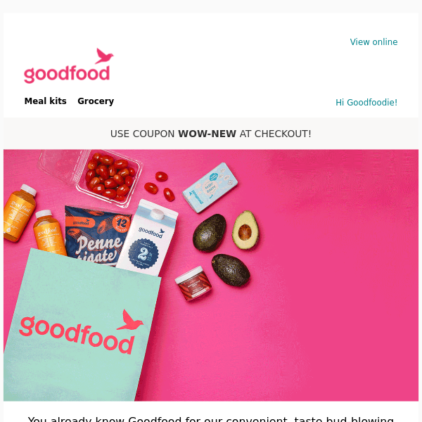 NEW: Goodfood grocery delivery is now available! 🛒