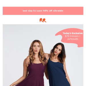 save extra on dresses & jumpsuits