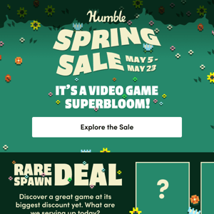 Pick up 1000s of great games on sale 🪙 Spring savings event!