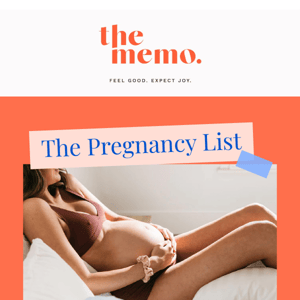 Tick Off your Pregnancy List