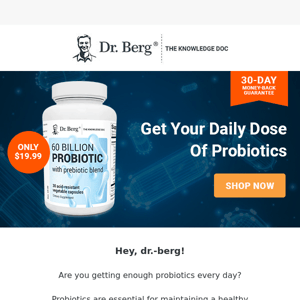 Improve Your Gut Health with Our 60 Billion Probiotic