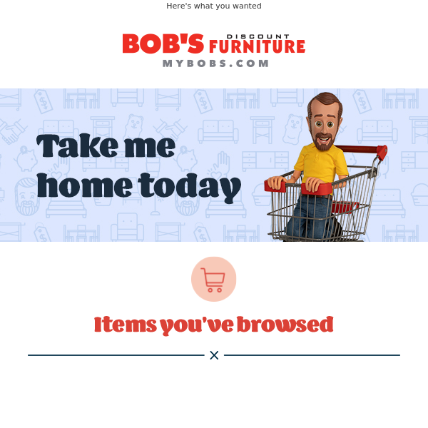 Don't miss out on Bob's Discount!