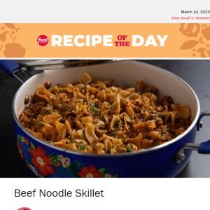 Ree's Beef Noodle Skillet