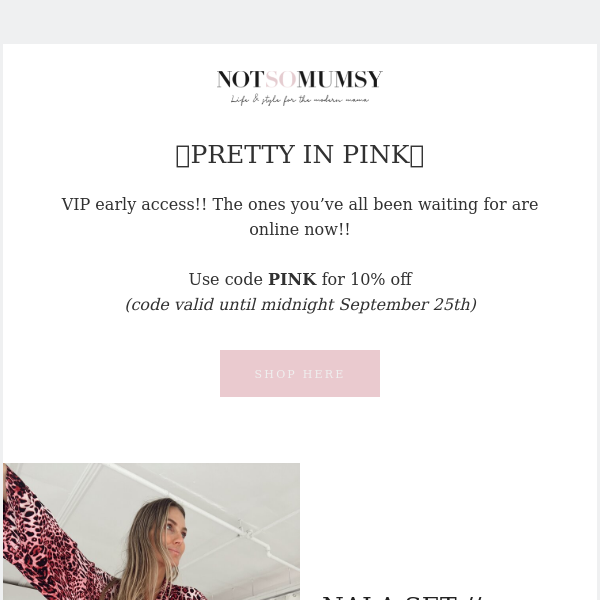 VIP early access!! 💕💕