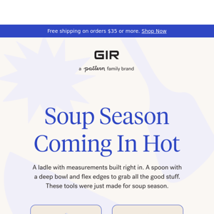 Soup season is here