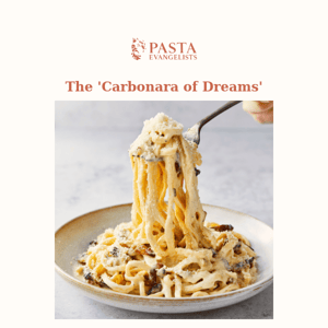 Pasta Evangelists, claim FREE carbonara with your first order 😱