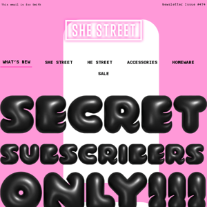 🤫 SS Subscribers ONLY!!!