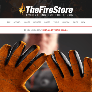 Shop our selection of firefighter gloves