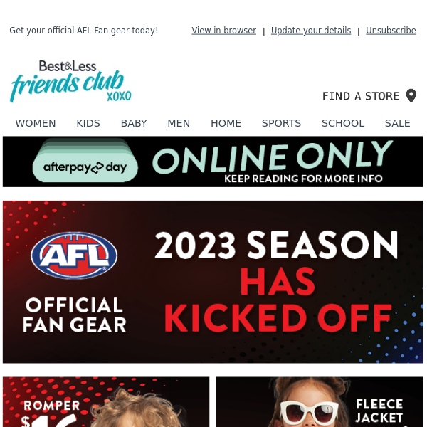 Kick off the AFL 2023 Season in style
