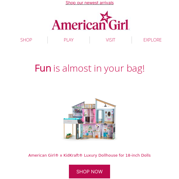 American Girl® x KidKraft® Luxury Dollhouse for 18-inch Dolls