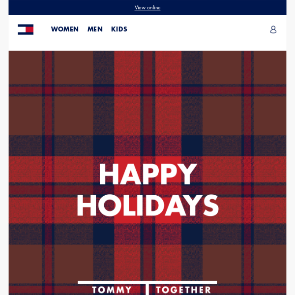 Happy Holidays from all of us at Tommy