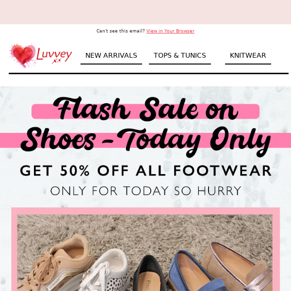 💸 FLASH SALE ON FOOTWEAR 💸