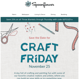 Only *2 days* until Craft Friday...