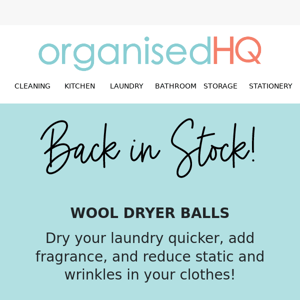 Wool dryer balls - BACK.IN.STOCK 📣