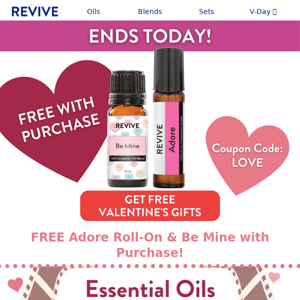 [LAST 24 HOURS] Valentine's Sale ❤️ FREE Oil with Purchase