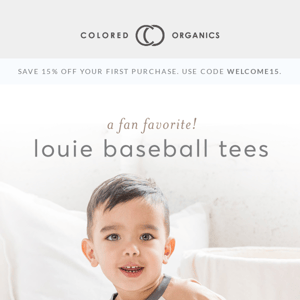 A Fan Fave: The Louie Baseball Tee ⚾️