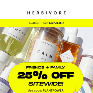 Ends Today: 25% off sitewide