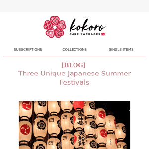 🎎 [BLOG] Three Unique Japanese Summer Festivals