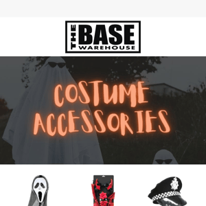 Shop cheap costume accessories at The Base Warehouse!