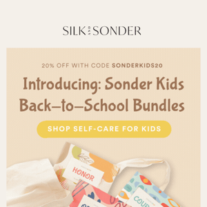 INCOMING: NEW Sonder Kids Bundles📚