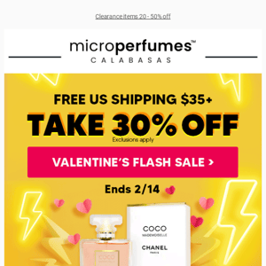 ⚡ FLASH VALENTINE'S DAY SALE ⚡ 30% Off!!!!