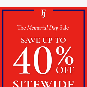 SAVINGS UNLOCKED 🔓 Memorial Day Sale starts NOW