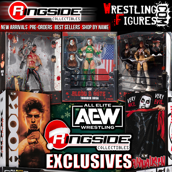 Shop AEW Ringside Exclusives! 🎄