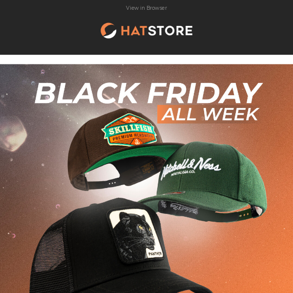 Black Friday at Hatstore🖤