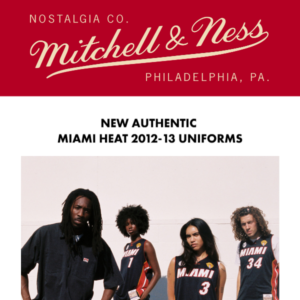Mitchell & Ness Miami Heat Dwyane Wade 2012 Christmas Day Authentic Jersey
