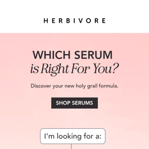 Which serum is right for you?