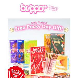 Pocky Day is Here! 🥢 Claim Your Free Snack Gift! 🥳