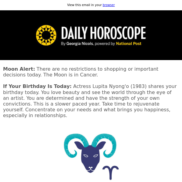 Your horoscope for March 1