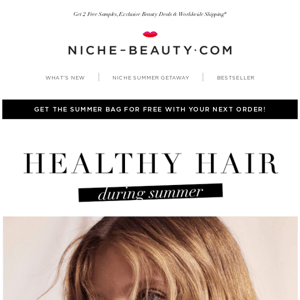 Just in Time for Summer: Healthy Hair