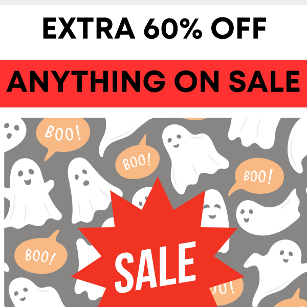 Spooky Savings just in time for HALLOWEEN!