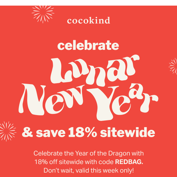 Lunar New Year Sale: 18% off