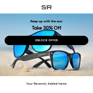 30% Off Your Shady Rays